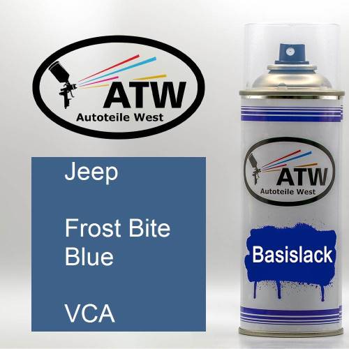 Jeep, Frost Bite Blue, VCA: 400ml Sprühdose, von ATW Autoteile West.